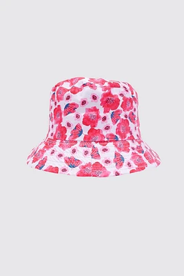 Le chapeau à imprimé floral