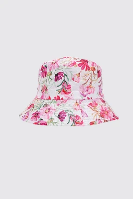 Le chapeau à imprimé floral
