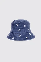 Daisy floral bucket hat