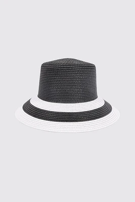 Chapeau de soleil à rayures