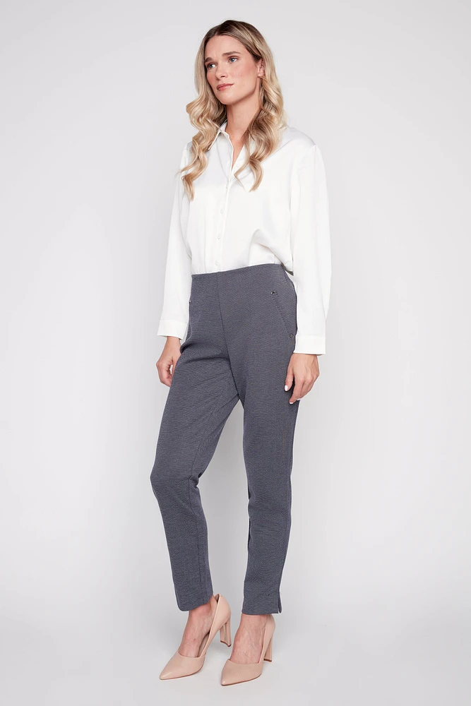 Le pantalon jacquard ponti di roma