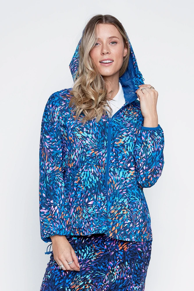 La veste en nylon imprimée