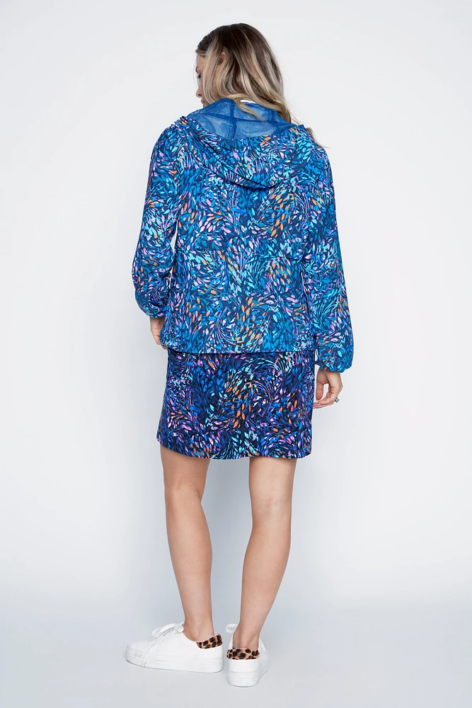 La veste en nylon imprimée