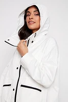 Hooded raincoat