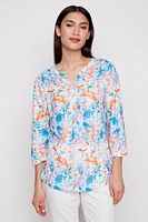 Henley tropical design top