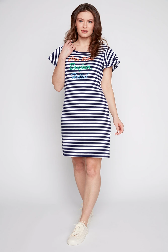 Ciao bella stripe dress