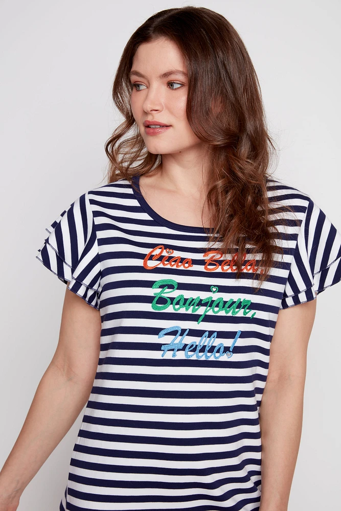 Ciao bella stripe dress