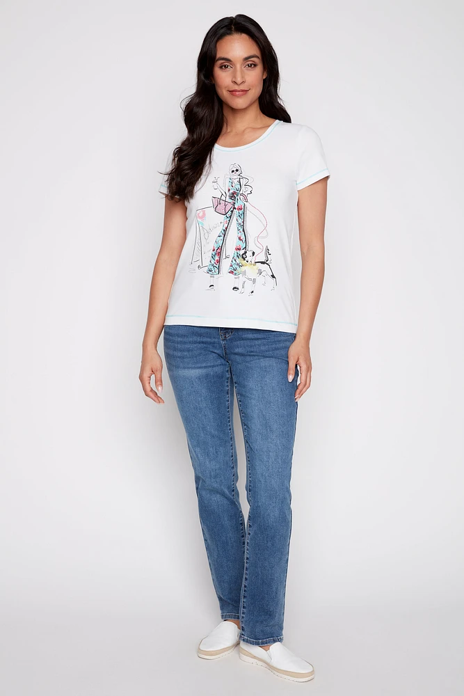 Fashion lady t-shirt