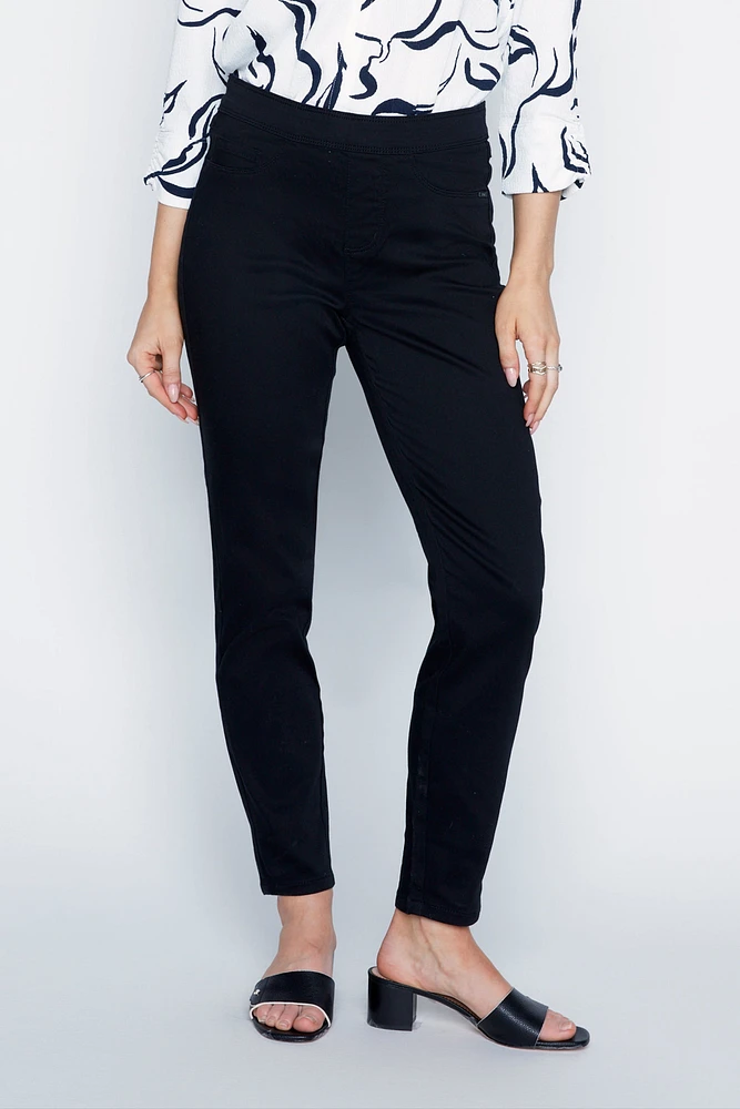 Pull on ankle jean