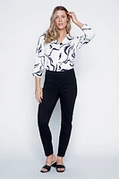 Pull on ankle jean