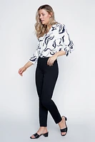 Pull on ankle jean