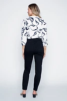 Pull on ankle jean