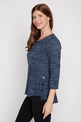 Side button solid top