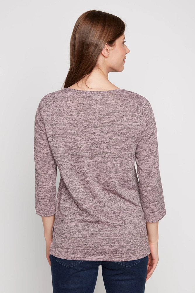 Solid henley top