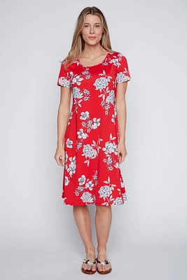 Floral print sun dress