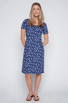 Mini floral print sun dress
