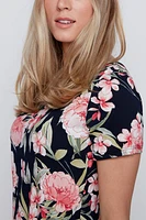 Blossom print sun dress