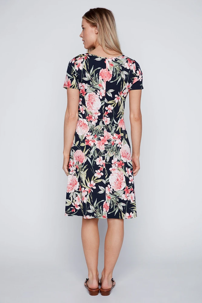 Blossom print sun dress