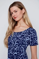 Floral print sun dress