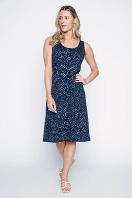 La robe d'été à mini pois