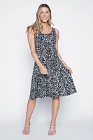 La robe d'été à imprimé animalier