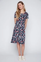 Mini floral print sun dress
