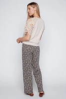 Mandala floral wide leg pant