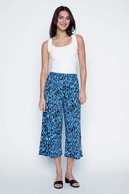 Le pantalon gaucho à imprimé animalier