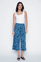 Le pantalon gaucho à imprimé animalier
