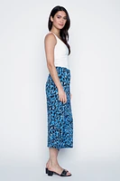 Le pantalon gaucho à imprimé animalier