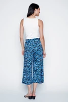 Le pantalon gaucho à imprimé animalier