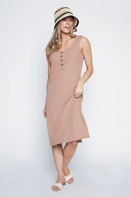 Solid rib dress
