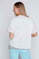 Textured cardigan