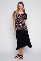 Hearts print top