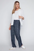 Crochet trim solid cardigan