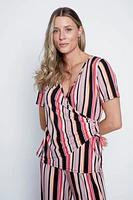 Stripe cross over top