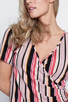 Stripe cross over top