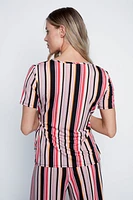 Stripe cross over top