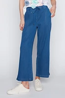 Wide leg tencel jean