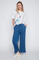 Wide leg tencel jean