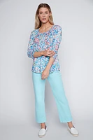 Multi color dots top
