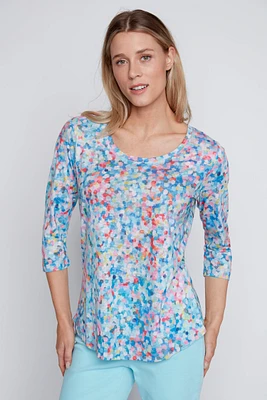 Multi color dots top