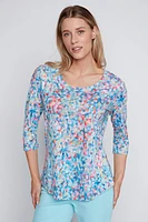 Multi color dots top