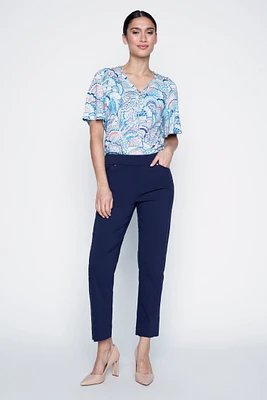 Pull on multi seam pant
