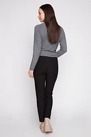Solid bengaline pant