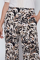 Animal print pant