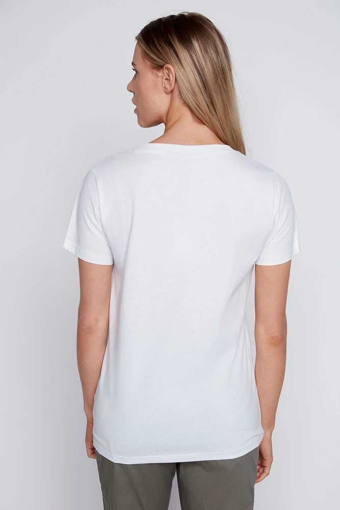 Solid cotton t-shirt