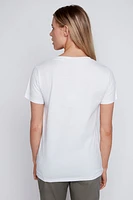 Solid cotton t-shirt