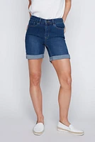 Turn cuff jean bermuda