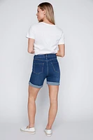 Turn cuff jean bermuda